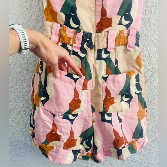 FARM Rio Abstract One-Shoulder Jumpsuit - Picture 9 of 16